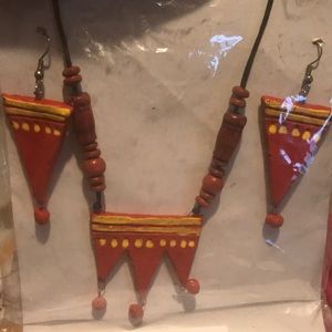 Hand made jewelry set